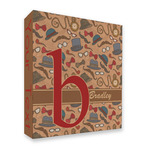 Vintage Hipster 3 Ring Binder - Full Wrap - 2" (Personalized)