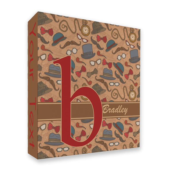 Custom Vintage Hipster 3 Ring Binder - Full Wrap - 2" (Personalized)