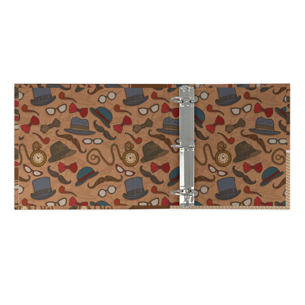 Vintage Hipster 3 Ring Binders - Full Wrap - 2" - OPEN INSIDE