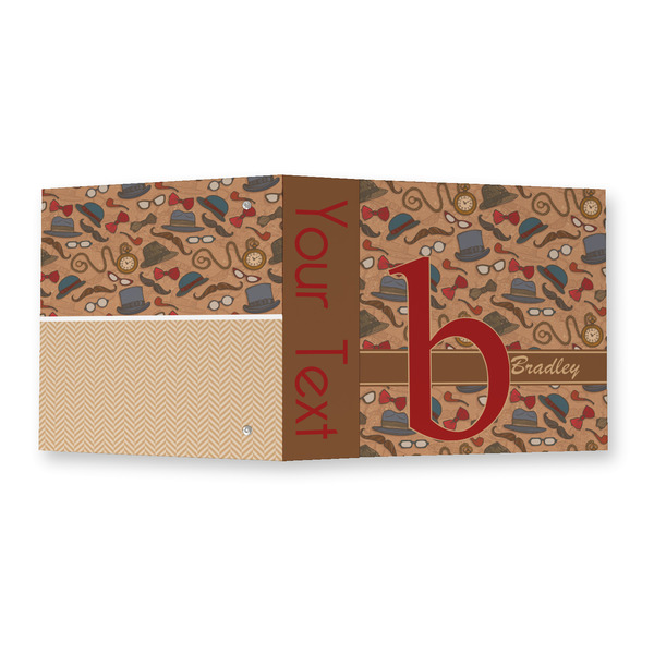 Vintage Hipster 3 Ring Binders - Full Wrap - 2" - OPEN OUTSIDE