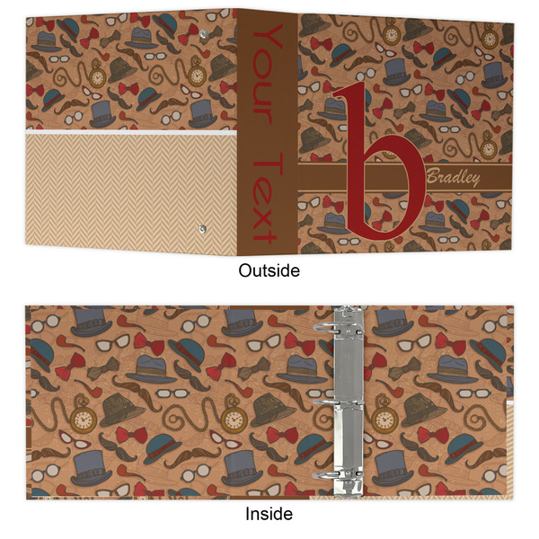 Vintage Hipster 3 Ring Binders - Full Wrap - 3" - APPROVAL