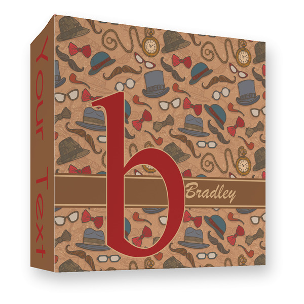 Custom Vintage Hipster 3 Ring Binder - Full Wrap - 3" (Personalized)