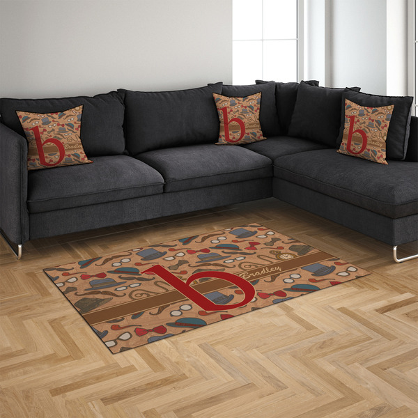 Vintage Hipster 4'x6' Indoor Area Rugs - IN CONTEXT