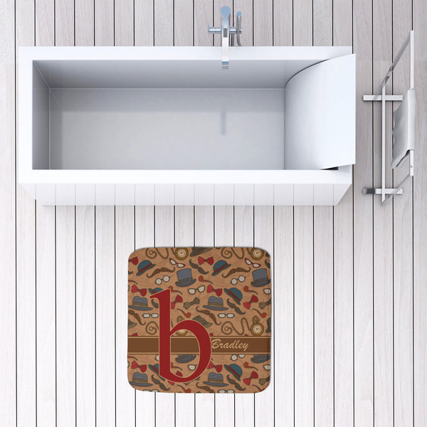 Vintage Hipster 48x48 Foam Memory Mat - LIFESTYLE