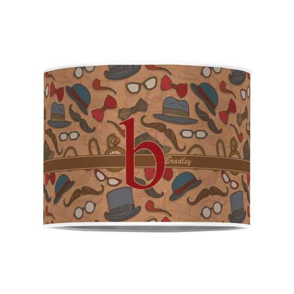 Vintage Hipster 8" Drum Lampshade - FRONT (Poly Film)