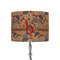 Vintage Hipster 8" Drum Lampshade - ON STAND (Fabric)