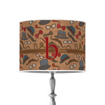 Vintage Hipster 8" Drum Lamp Shade - Poly-film (Personalized)