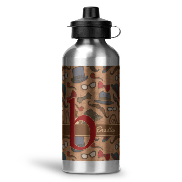 Custom Vintage Hipster Water Bottles - 20 oz - Aluminum (Personalized)