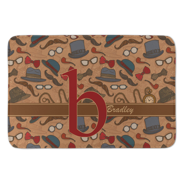 Custom Vintage Hipster Anti-Fatigue Kitchen Mat (Personalized)