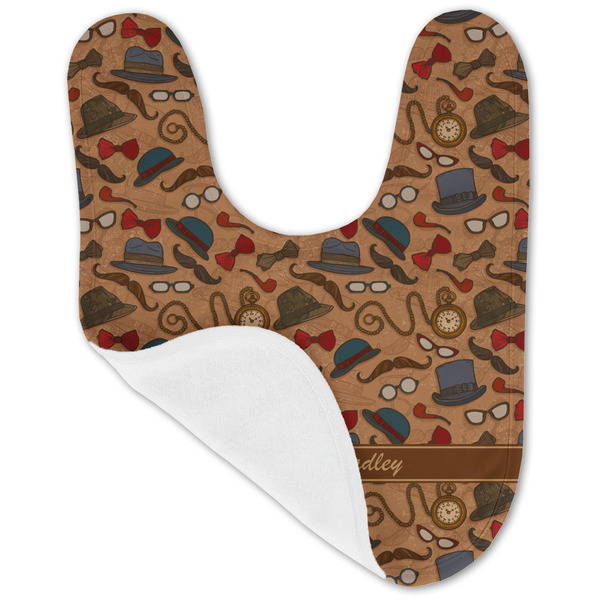 Vintage Hipster Baby Bib - AFT folded