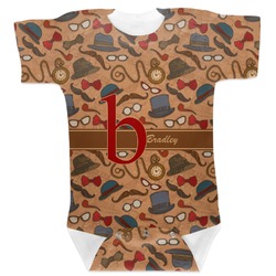 Vintage Hipster Baby Bodysuit 6-12 (Personalized)