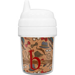 Vintage Hipster Baby Sippy Cup (Personalized)