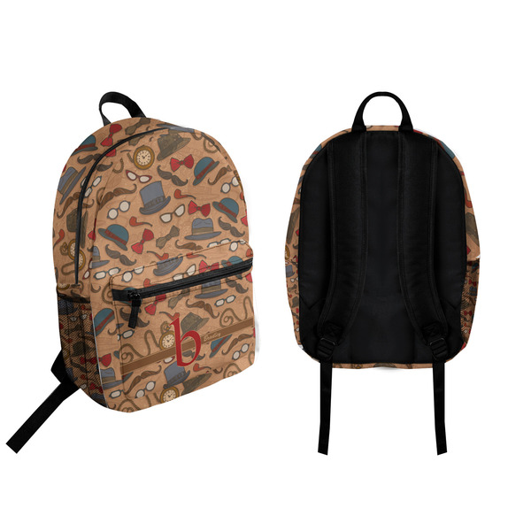 Vintage Hipster Backpack front and back - Apvl