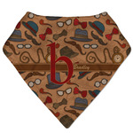 Vintage Hipster Bandana Bib (Personalized)
