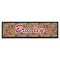 Vintage Hipster Bar Mat - Large (Personalized)
