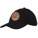 Vintage Hipster Baseball Cap - Black (Personalized)