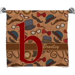 Vintage Hipster Bath Towel (Personalized)