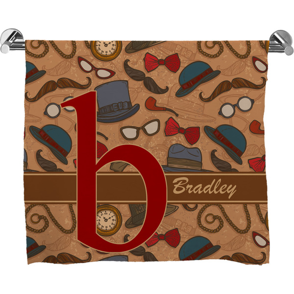Custom Vintage Hipster Bath Towel (Personalized)