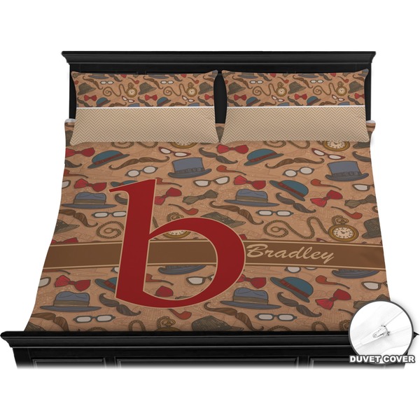 Vintage Hipster Bedding Set (King) - Duvet