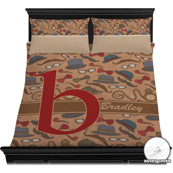 Vintage Hipster Bedding Set (Queen) - Duvet