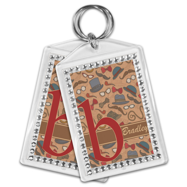 Vintage Hipster Bling Keychain - MAIN