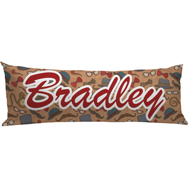 Custom Vintage Hipster Body Pillow Case (Personalized)