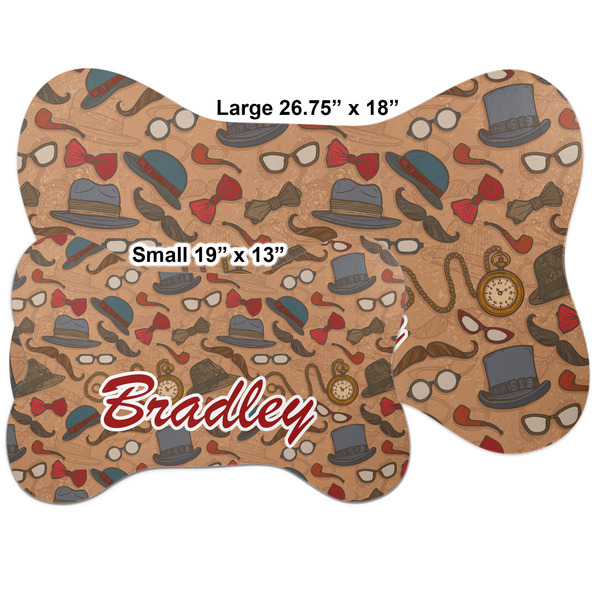 Vintage Hipster Bone Shaped Mat Comparison