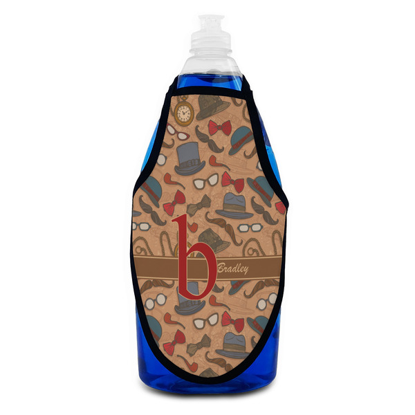 Vintage Hipster Bottle Apron - Soap - FRONT