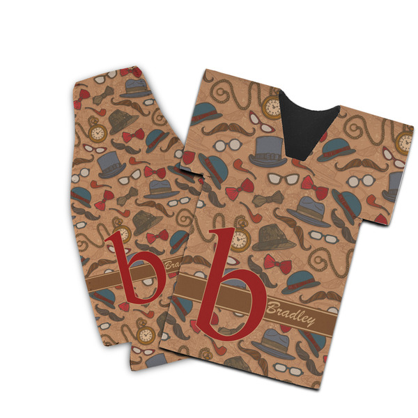 Custom Vintage Hipster Bottle Cooler (Personalized)