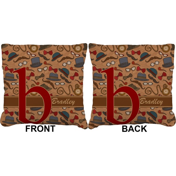 Vintage Hipster Burlap Pillow Approval