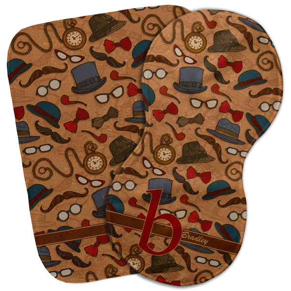 Custom Vintage Hipster Burp Cloth (Personalized)