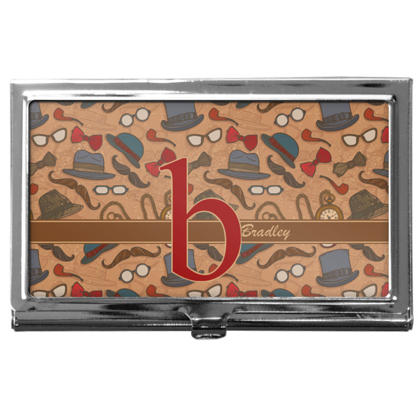 Custom Vintage Hipster Business Card Case