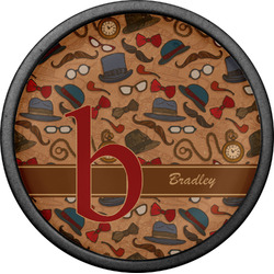 Vintage Hipster Cabinet Knob (Black) (Personalized)