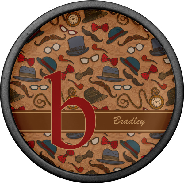 Vintage Hipster Cabinet Knob - Black - Front