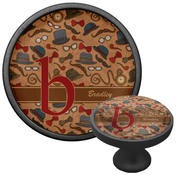 Vintage Hipster Cabinet Knob - Black - Multi Angle