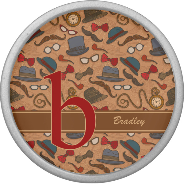 Vintage Hipster Cabinet Knob - Nickel - Front