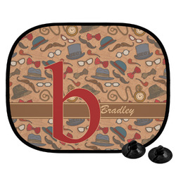 Vintage Hipster Car Side Window Sun Shade (Personalized)