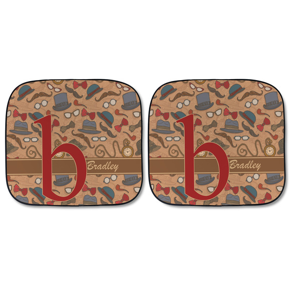 Vintage Hipster Car Sun Shades - FRONT