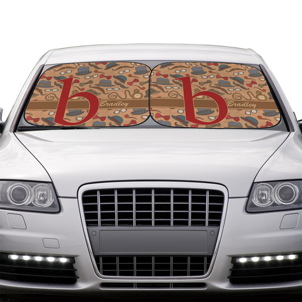 Vintage Hipster Car Sun Shades - IN CONTEXT