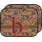 Vintage Hipster Car Floor Mats (Back Seat) (Personalized)