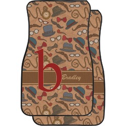 Vintage Hipster Car Floor Mats (Personalized)