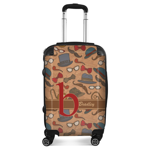 Custom Vintage Hipster Suitcase - 20" Carry On (Personalized)