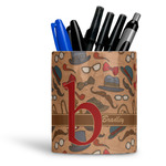 Vintage Hipster Ceramic Pen Holder