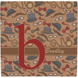 Vintage Hipster Ceramic Tile Hot Pad (Personalized)