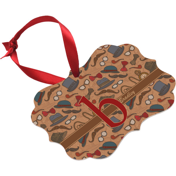 Vintage Hipster Christmas Ornament