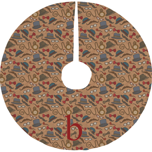 Custom Vintage Hipster Tree Skirt (Personalized)