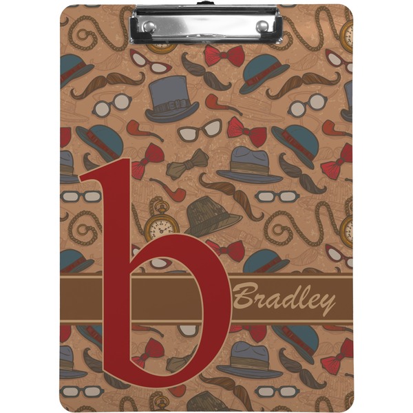 Custom Vintage Hipster Clipboard (Letter Size) (Personalized)