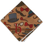 Vintage Hipster Cloth Dinner Napkin - Single w/ Name and Initial