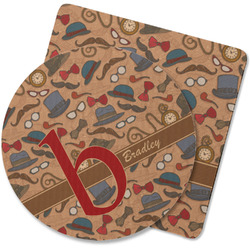 Vintage Hipster Rubber Backed Coaster (Personalized)