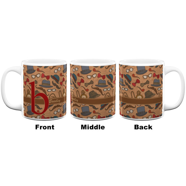 Vintage Hipster Coffee Mug - 11 oz - White APPROVAL